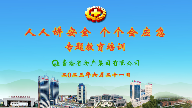 提高安全管理水平 落實(shí)全員安全責(zé)任——集團(tuán)安委會(huì)舉辦2023年“人人講安全，個(gè)個(gè)會(huì)應(yīng)急”專題教育培訓(xùn)