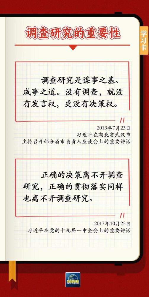 學習卡丨如何深入調(diào)查研究？跟總書記學習“五字訣”