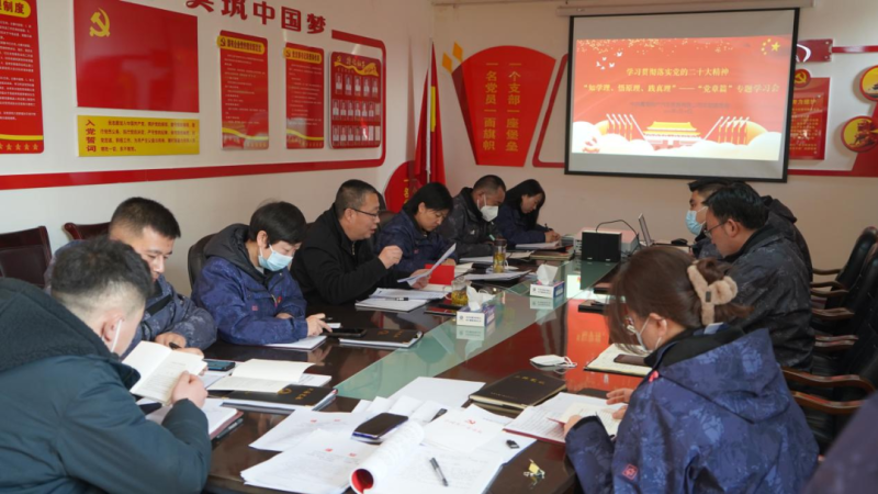 物產(chǎn)汽貿(mào)黨支部召開“知學理、悟原理、踐真理” ——黨章篇”專題學習會