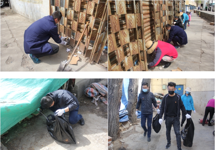 中共青海省第三建筑工程有限公司支部委員會開展“黨旗領(lǐng)航，愛衛(wèi)同行”主題黨日活動